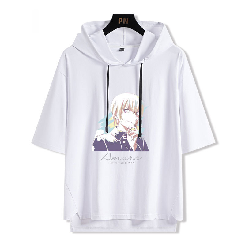 名偵探柯南 連帽短袖T恤-ZUIHANG SHOP