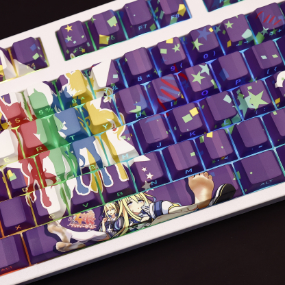 賽馬娘新宇宙透光RGB108鍵標準配列衛星軸鍵帽-ZUIHANG SHOP