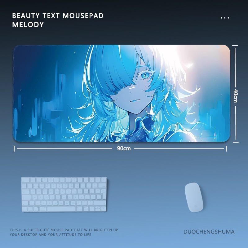 炫彩流光美女 主題桌墊 布質滑鼠墊-ZUIHANG SHOP