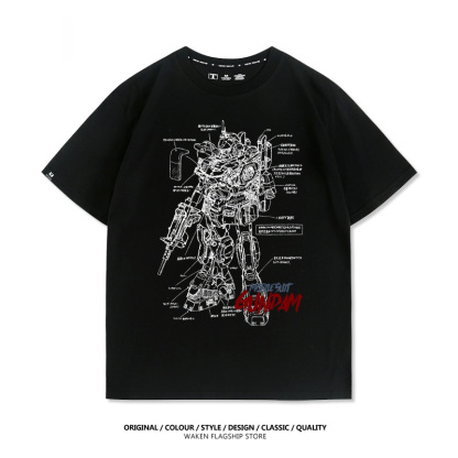 機動戰士鋼彈 印花短袖T恤-ZUIHANG SHOP