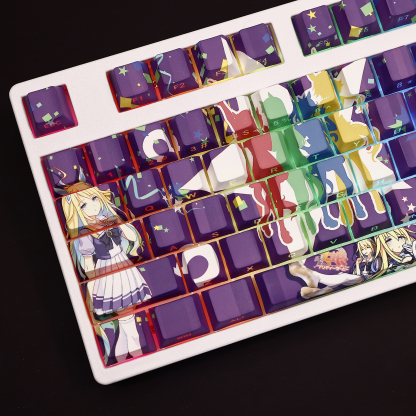 賽馬娘新宇宙透光RGB108鍵標準配列衛星軸鍵帽-ZUIHANG SHOP