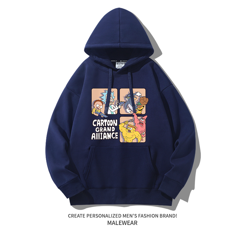 瑞克和莫蒂新款 親子情侶男女款連帽衛衣-ZUIHANG SHOP