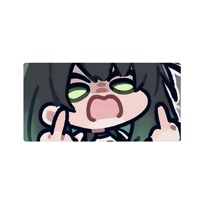 明日方舟暴躁比中指的m3滑鼠墊