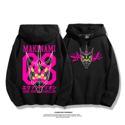 新世紀福音戰士新款 親子情侶男女款連帽衛衣-ZUIHANG SHOP