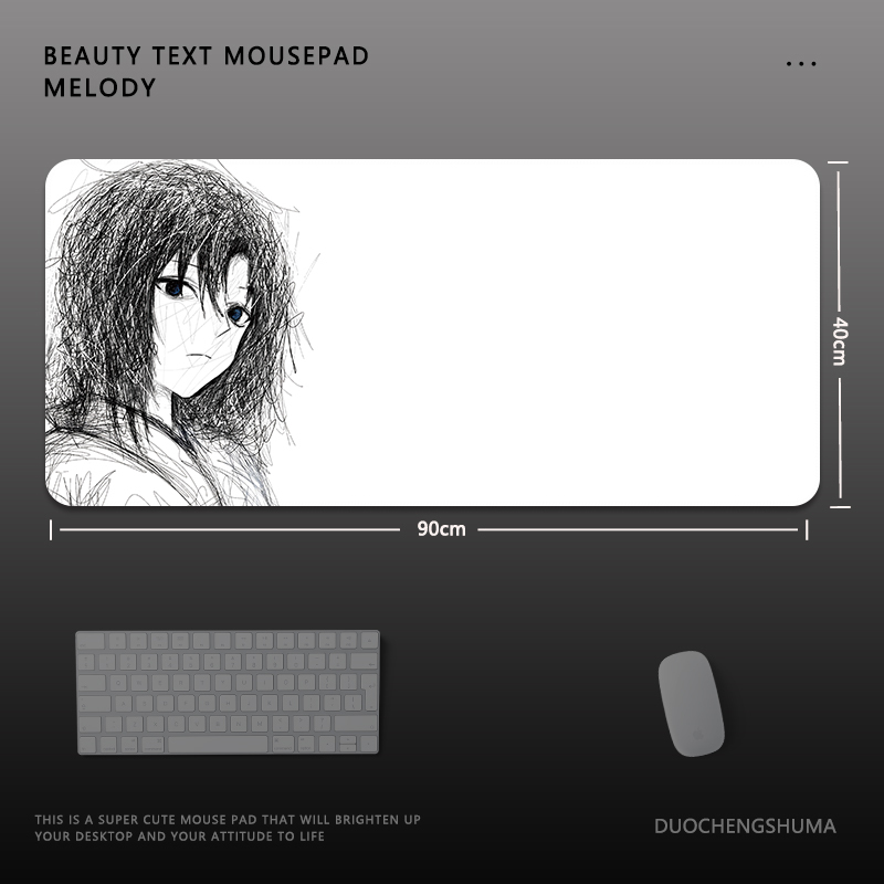 二次元亂線 主題桌墊 布質滑鼠墊-ZUIHANG SHOP