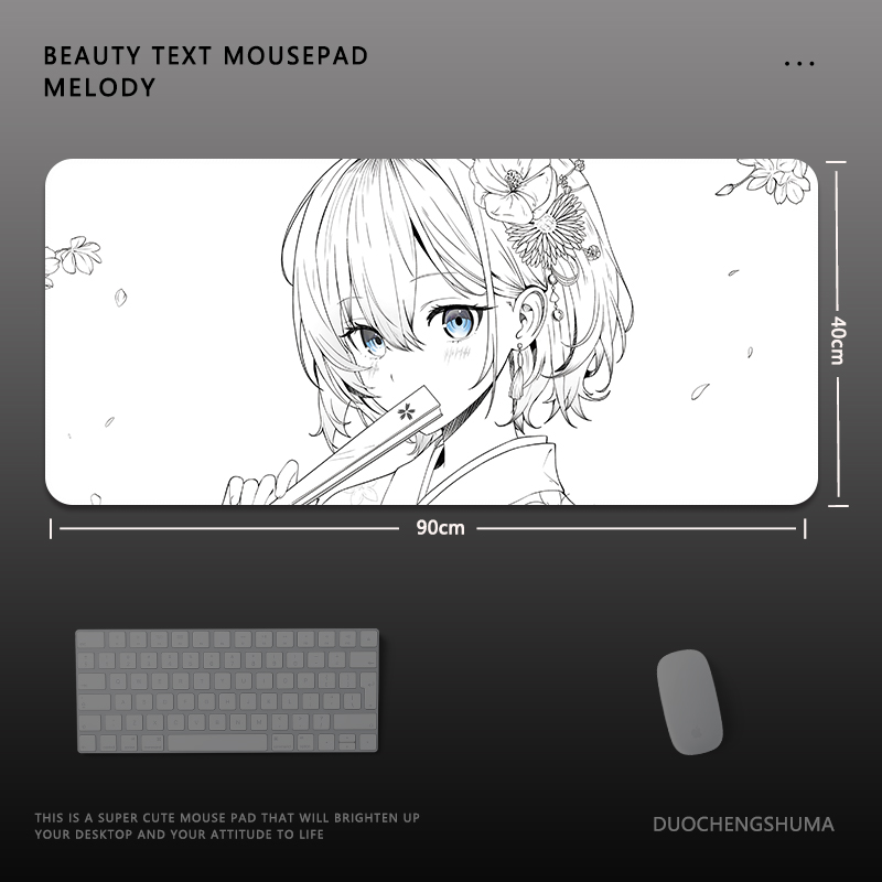 二次元亂線 主題桌墊 布質滑鼠墊-ZUIHANG SHOP