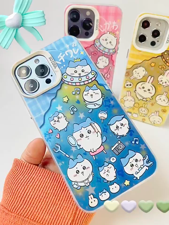 吉伊卡哇彩銀防摔手機殼