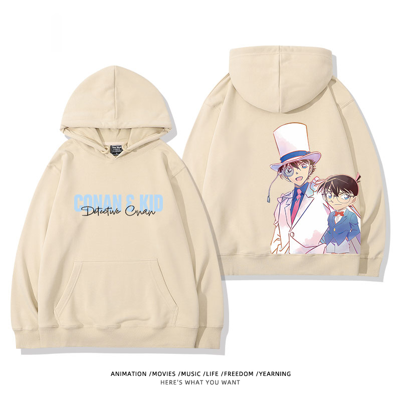 名偵探柯南 怪盜基德 2025秋冬新款 親子情侶裝連帽衛衣
