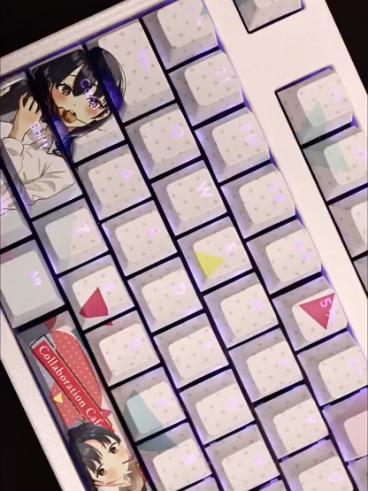 山田杏奈透光RGB108鍵標準配列衛星軸鍵帽