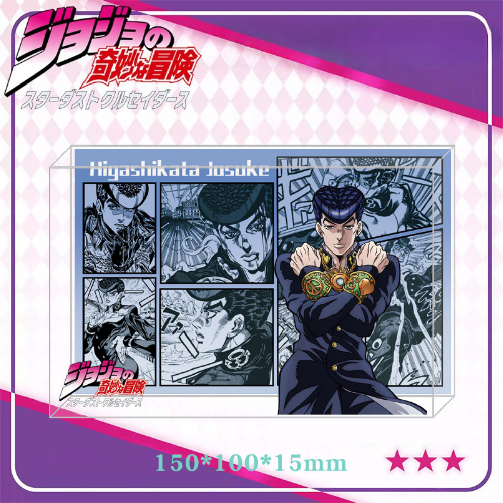 JoJo的奇妙冒險透光水晶磚 附贈發光底座