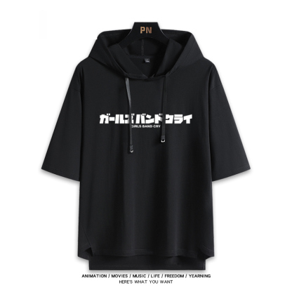 少女樂團吶喊吧 連帽短袖T恤-ZUIHANG SHOP