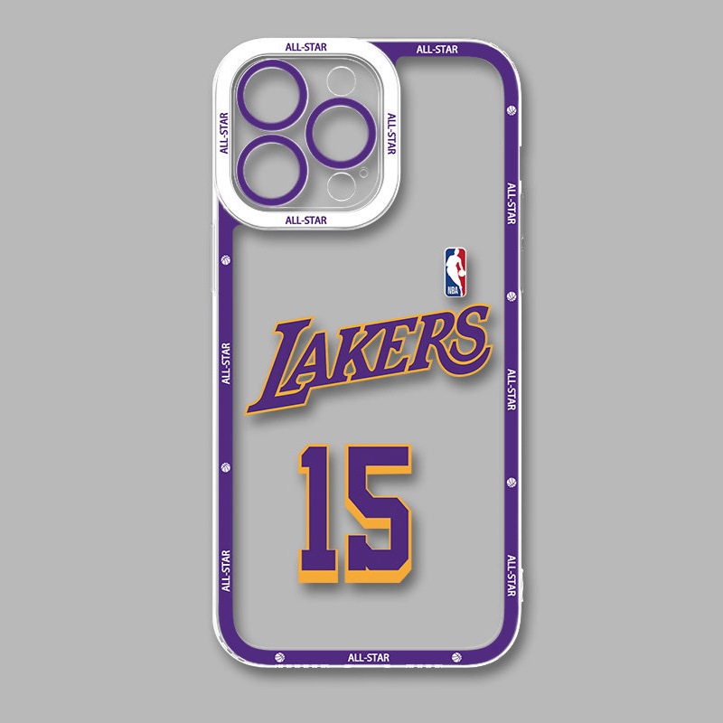 NBA湖人隊天使眼透明手機殼