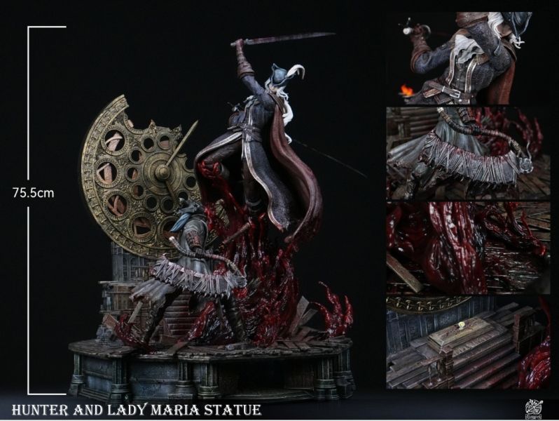 【預購】Bard工作室 名場景第四款 星辰鐘塔內的戰鬥 瑪麗亞VS老獵人