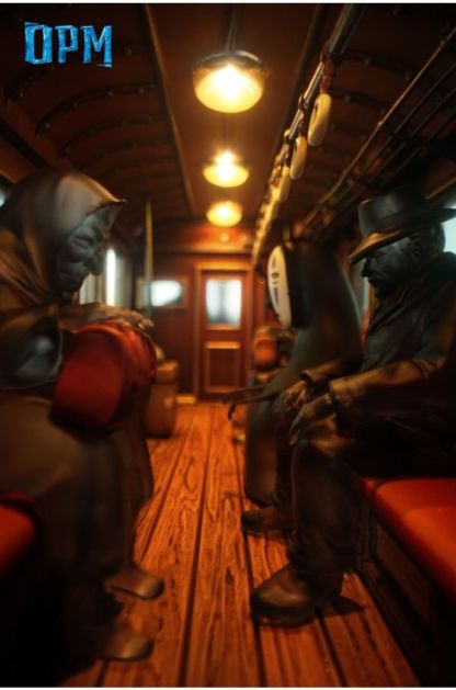 【預購】OPM-Studio 宮崎駿桌面場景系列011-千與千尋-海上列車