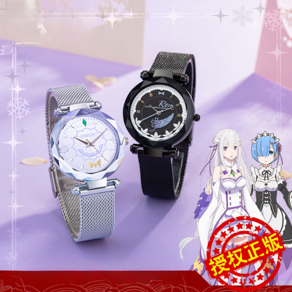 Re:Zero 愛蜜莉雅湛藍鬼角手錶-ZUIHANG SHOP