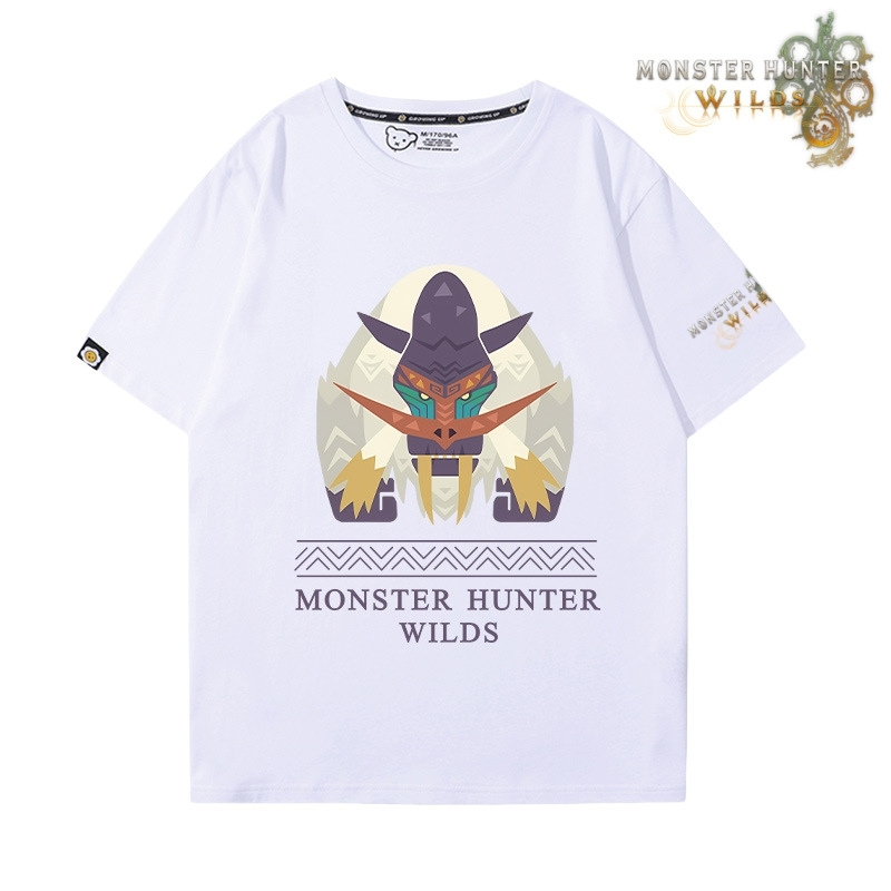 魔物獵人荒野印花短袖T恤