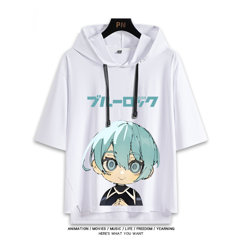 藍色監獄 連帽短袖T恤-ZUIHANG SHOP