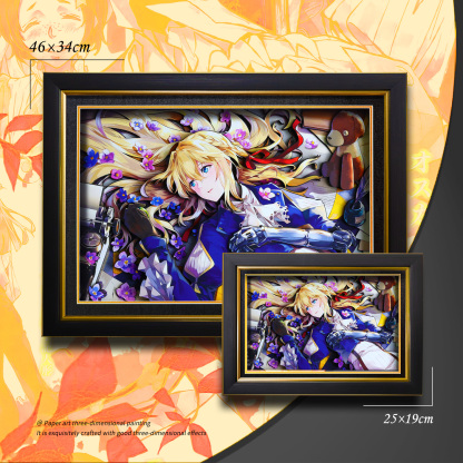 紫羅蘭永恆花園 3D立體畫-ZUIHANG SHOP