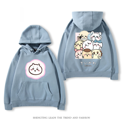 Chiikawa新款 親子情侶男女款連帽衛衣-ZUIHANG SHOP