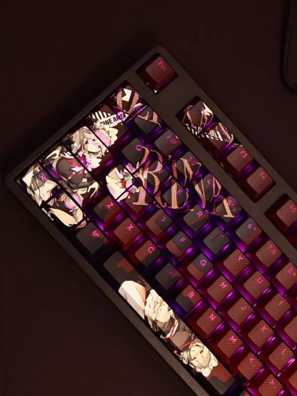 絕區零麗娜透光RGB108鍵標準配列衛星軸鍵帽