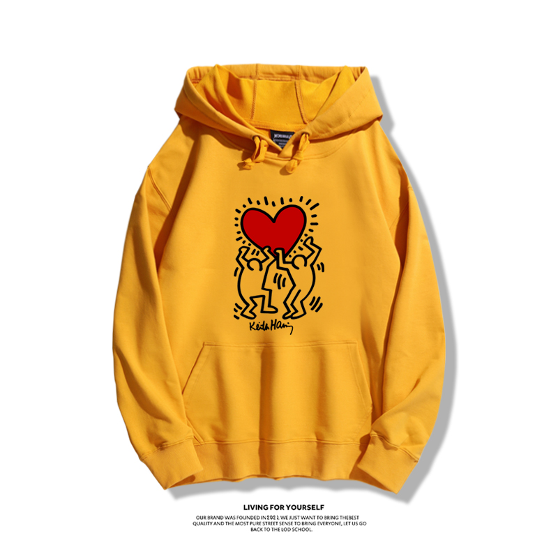 keith haring新款 親子情侶男女款連帽衛衣-ZUIHANG SHOP