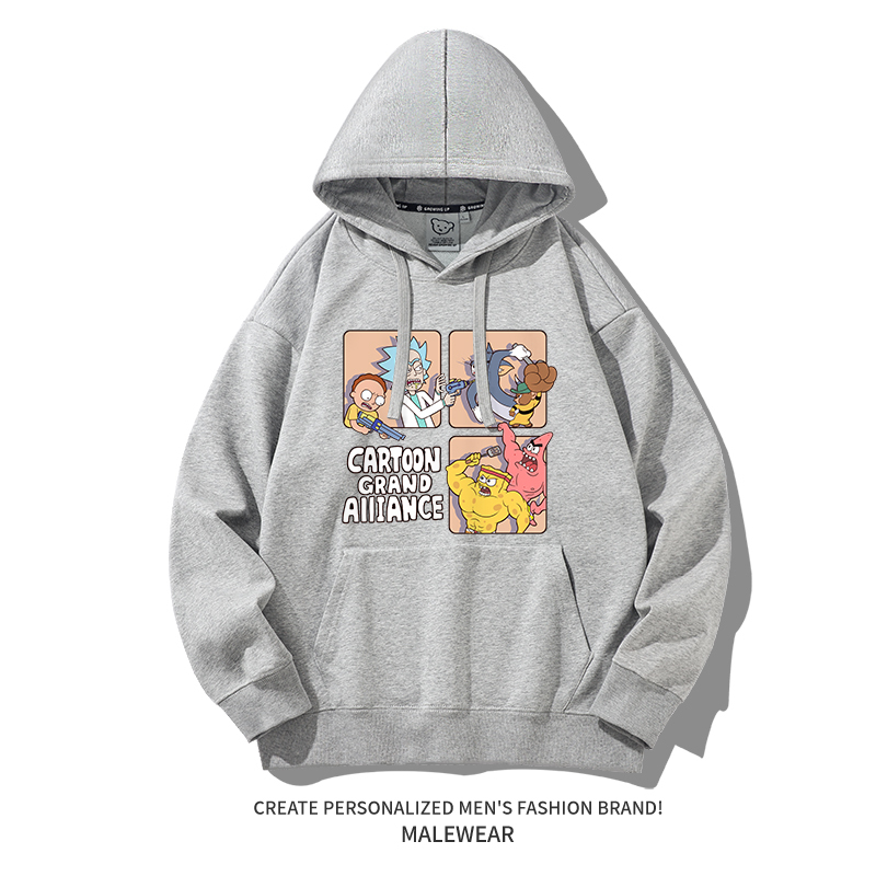 瑞克和莫蒂新款 親子情侶男女款連帽衛衣-ZUIHANG SHOP