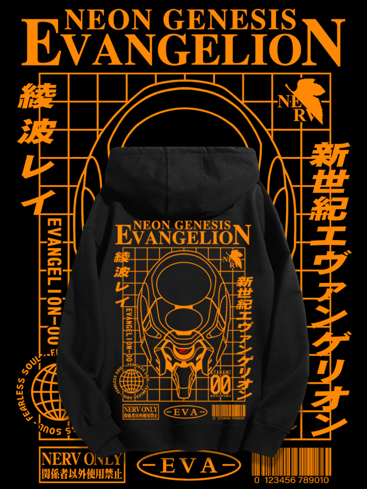 新世紀福音戰士 2025秋冬新款 親子情侶男女連帽衛衣-ZUIHANG SHOP