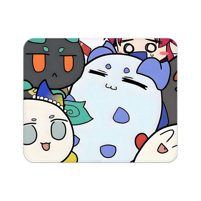 明日方舟可愛小龍滑鼠墊二次元加厚鎖邊學生宿舍辦公室桌面墊耐髒