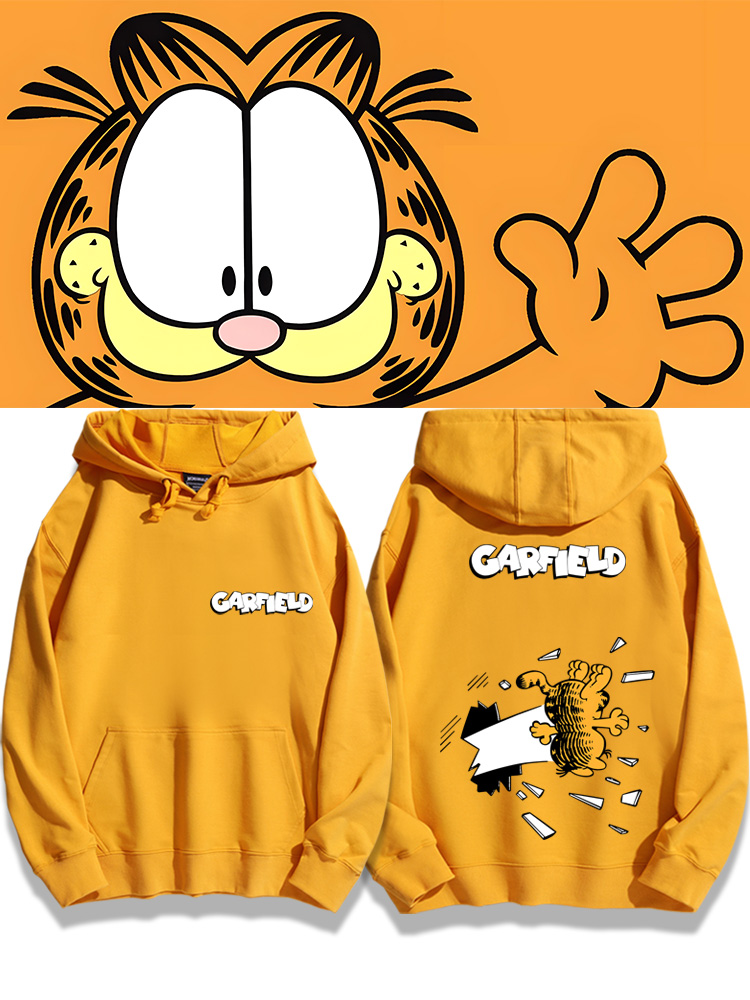 加菲貓新款 親子情侶男女款連帽衛衣-ZUIHANG SHOP
