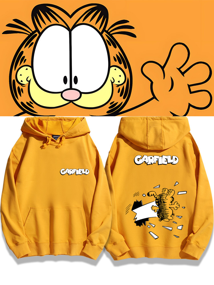 加菲貓新款 親子情侶男女款連帽衛衣-ZUIHANG SHOP