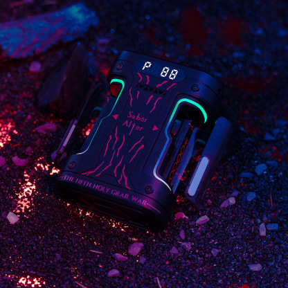 Fate耳機 幸運石正版授權周邊侵蝕黑鎧賽博艙盒藍牙耳機-ZUIHANG SHOP