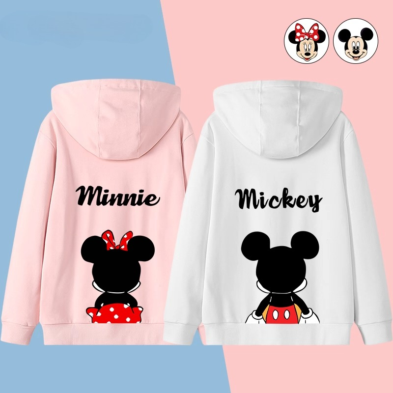 迪士尼 2025秋冬新款 親子情侶裝連帽衛衣