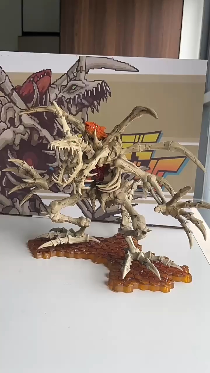 數碼寶貝 殭屍暴龍獸 黑暗進化 GK模型帶底座