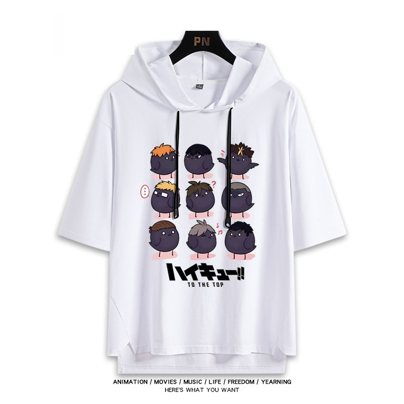 排球少年 連帽短袖T恤