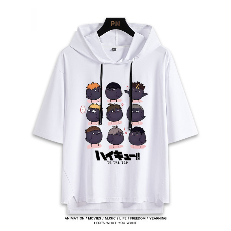 排球少年 連帽短袖T恤