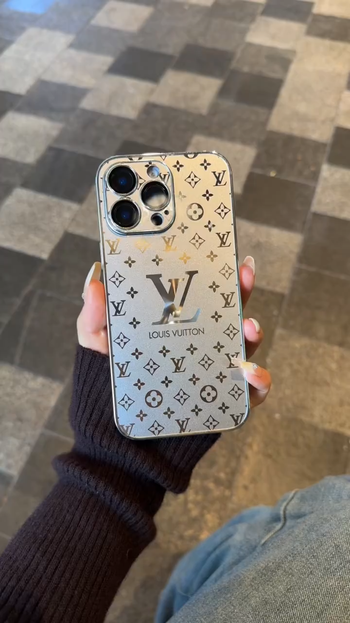 路易威登亞克力全包手机壳