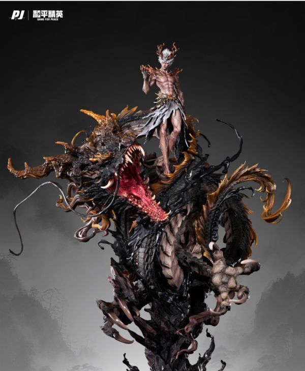 【工作室現貨】否極×《和平精英》墨龍九天-敖淵 典藏級雕像