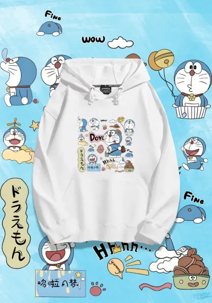 叮噹貓新款 親子情侶男女款連帽衛衣-ZUIHANG SHOP