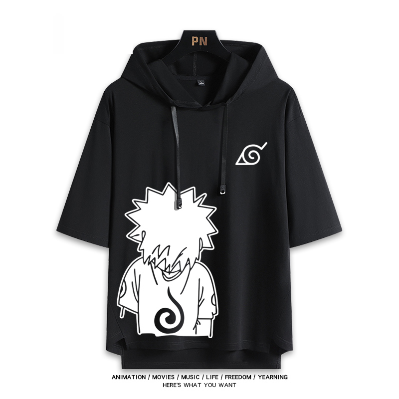 火影忍者 連帽短袖T恤