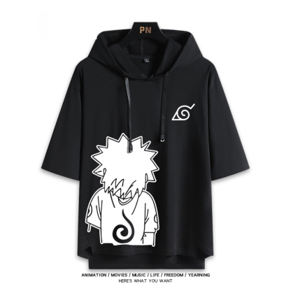 火影忍者 連帽短袖T恤