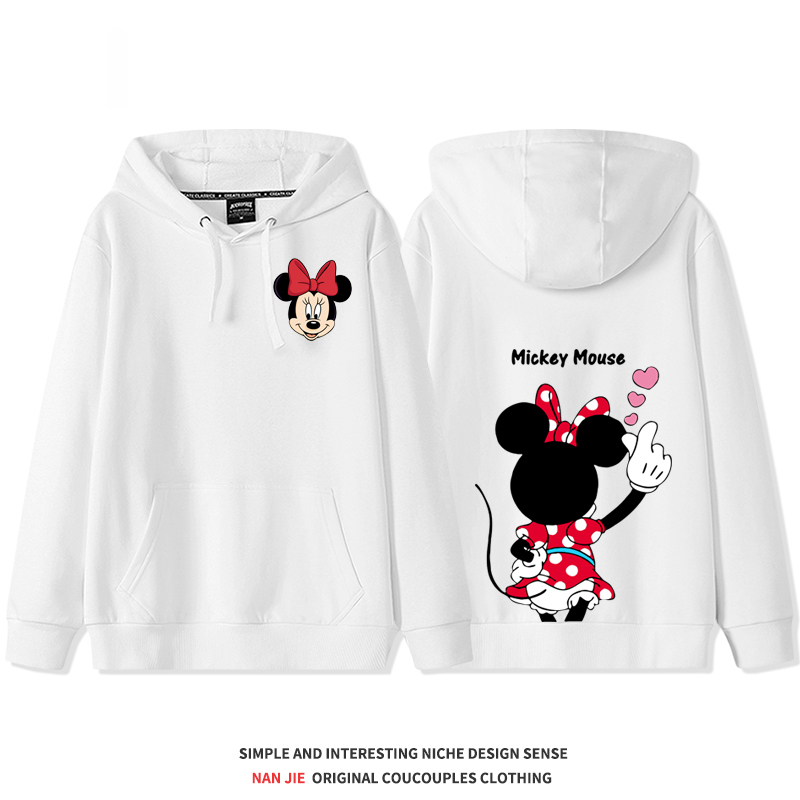 迪士尼 2025秋冬新款 親子情侶裝連帽衛衣