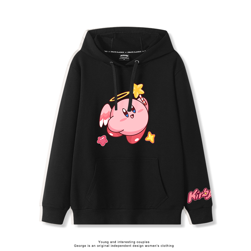 星之卡比 2025秋冬新款 親子情侶裝連帽衛衣