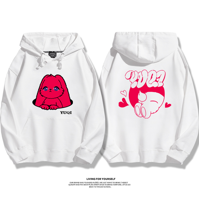 GIDLE 2025秋冬新款 親子情侶男女連帽衛衣