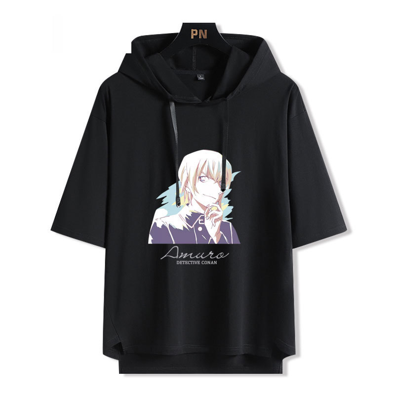 名偵探柯南 連帽短袖T恤-ZUIHANG SHOP