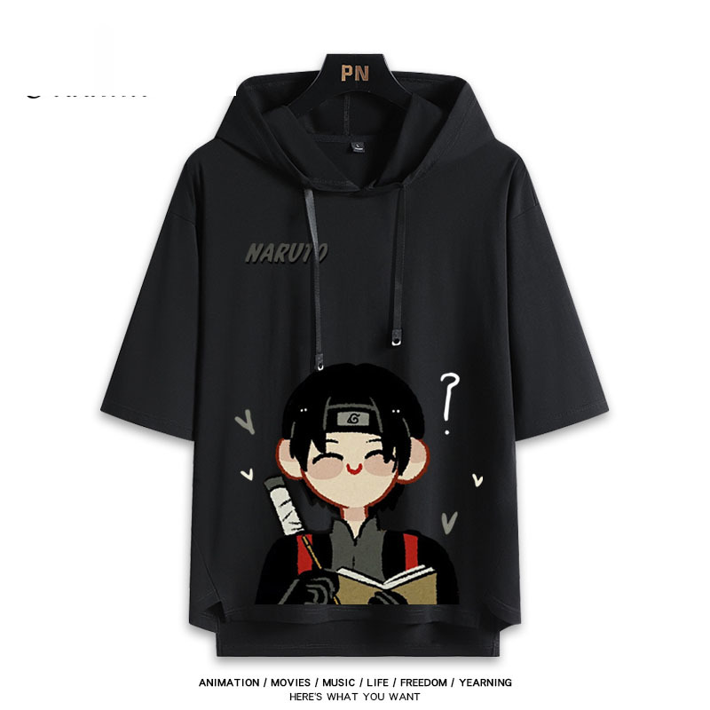 火影忍者 連帽短袖T恤