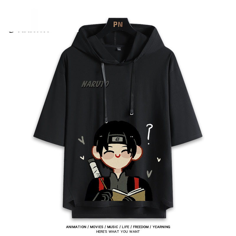 火影忍者 連帽短袖T恤