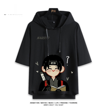 火影忍者 連帽短袖T恤