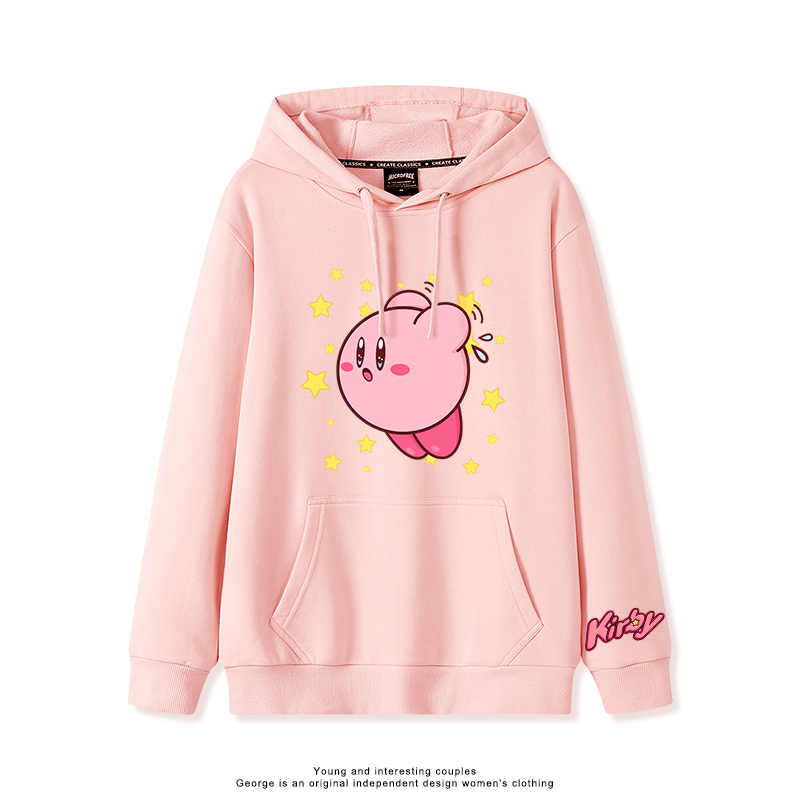 星之卡比 2025秋冬新款 親子情侶裝連帽衛衣