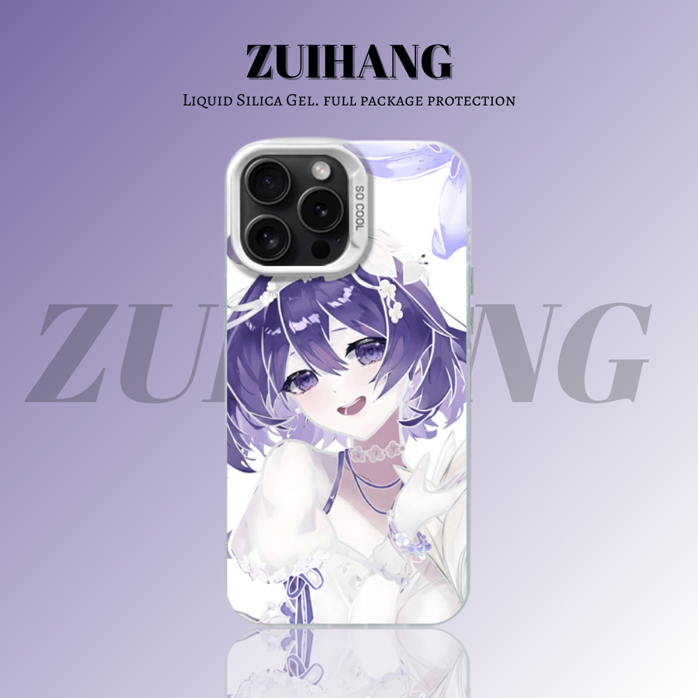崩壞3rd彩銀線條漸變防摔手機殼-ZUIHANG SHOP