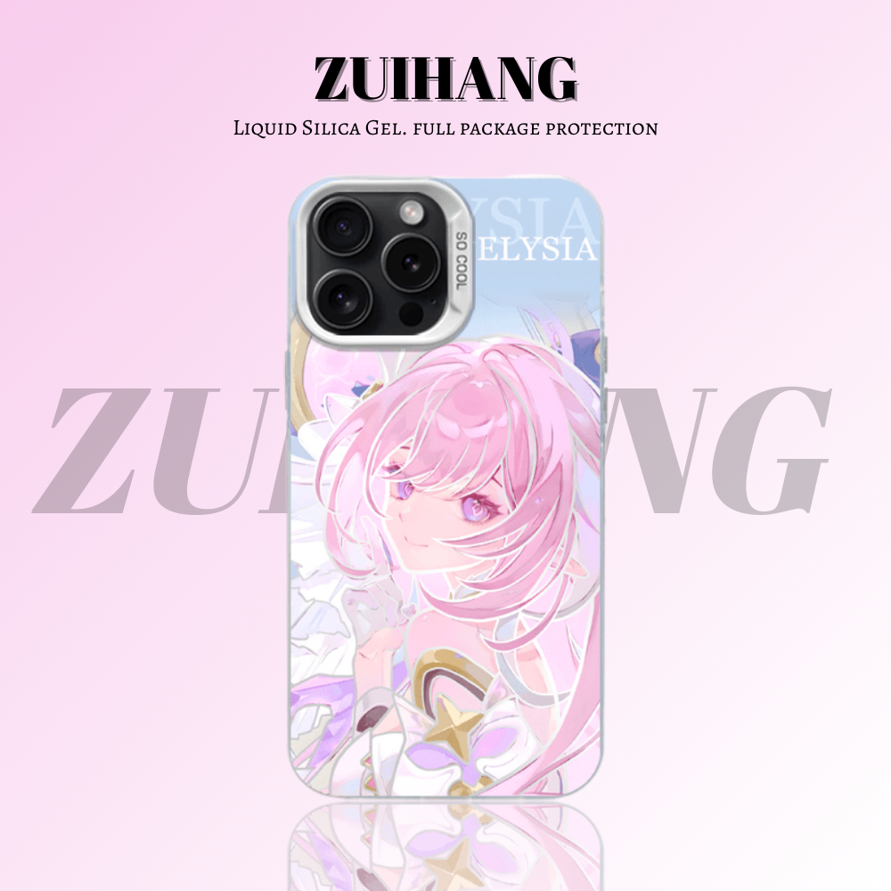 崩壞3rd彩銀線條漸變防摔手機殼-ZUIHANG SHOP